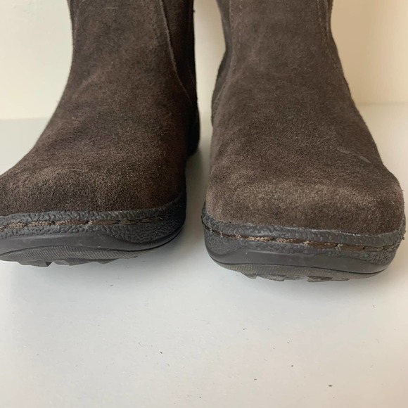 Naturalizer Womens Faux Fur Lined Side Zip Brown Suede Boots Size 7.5 - Picture 7 of 12